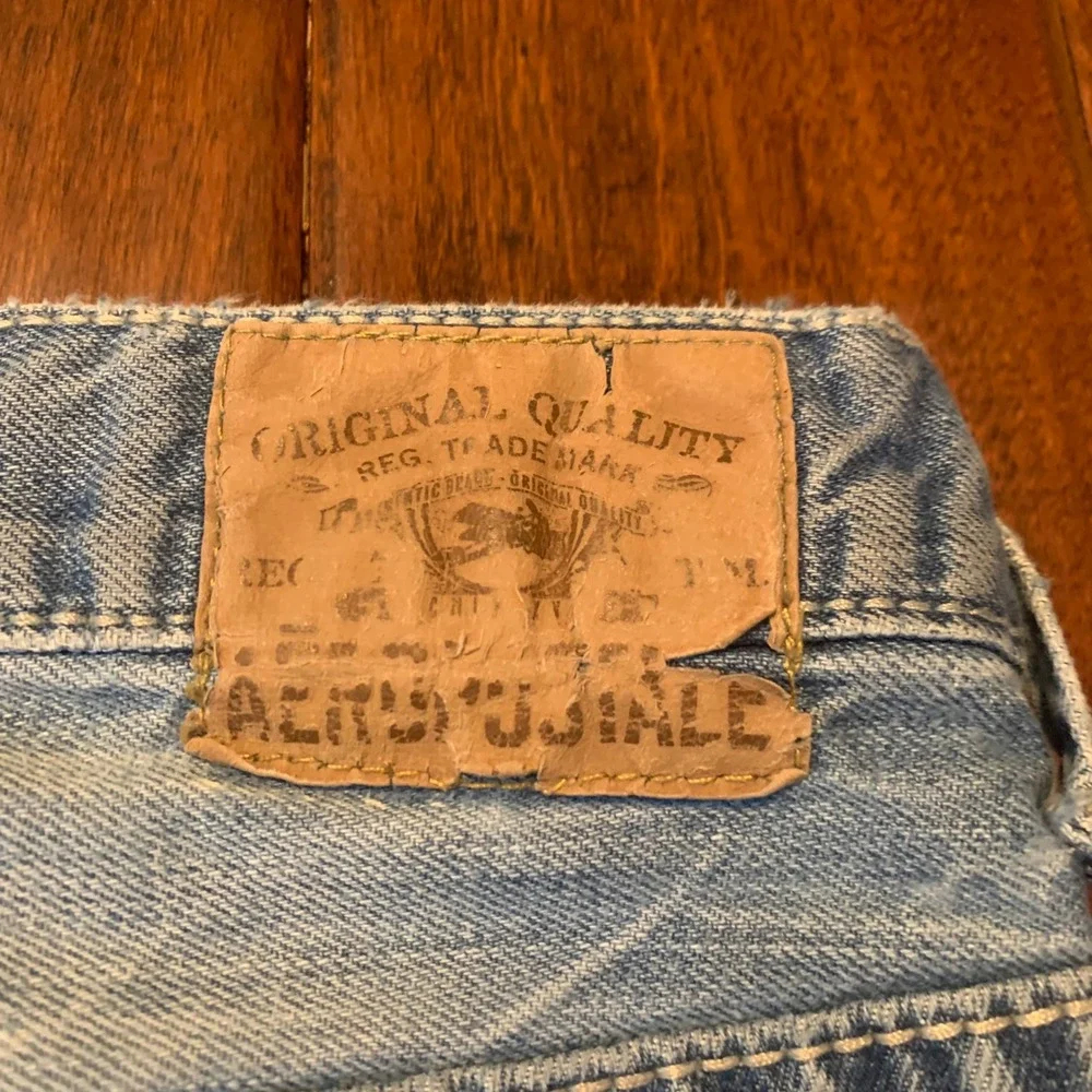 Y2K‎ Aeropostale Jeans Distressed Straight Leg Light Wash 28